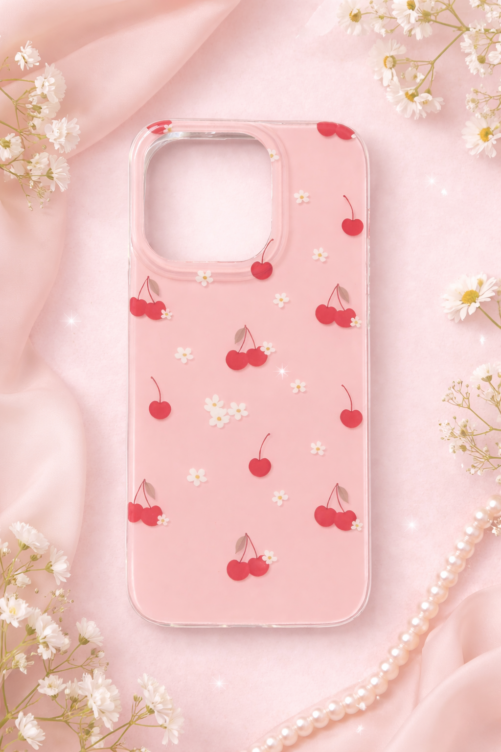 Pink Cherry Phone Case