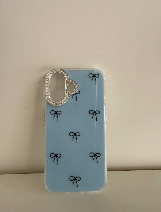 Diamond Bow Cover - Blue